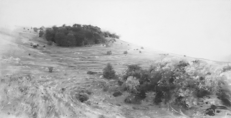 Sussex Hill pencil on board by Keith McMurray